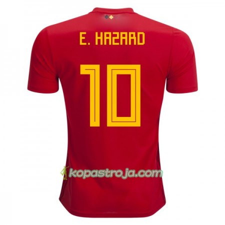 Billiga Fotbollströjor Belgien E.Hazard 10 VM 2018 Hemma tröja